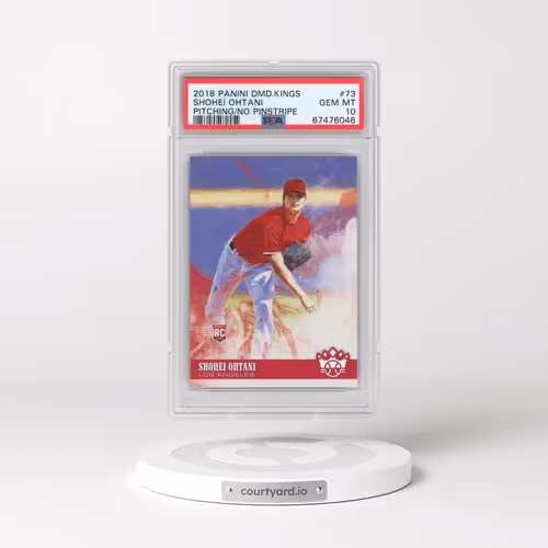 2018 Panini Diamond Kings #73 Shohei Ohtani - Pitching/No Pinstripe (PSA 10 GEM MINT)