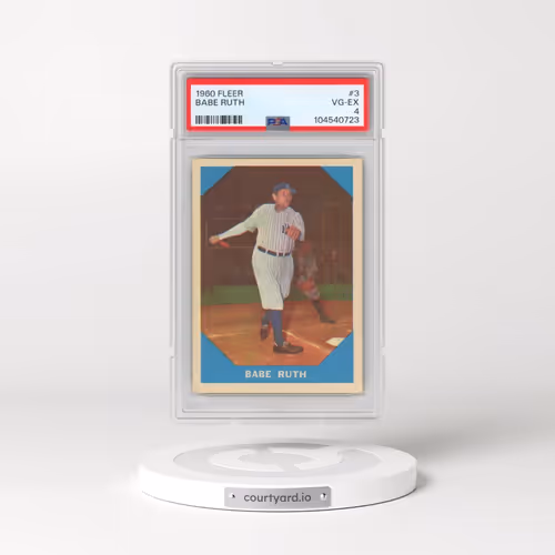 1960 Fleer #3 Babe Ruth (PSA 4 VG-EX)