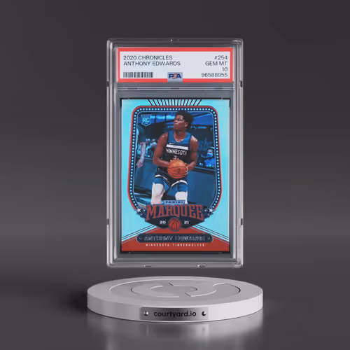 2020 Panini Chronicles #254 Anthony Edwards (PSA 10 GEM MINT)