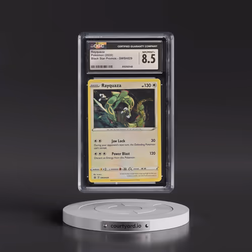 2017 Black Star Promos - Sword & Shield #SWSH029 Rayquaza - (Cosmos Holo) (CGC 8.5 NM-MT+)