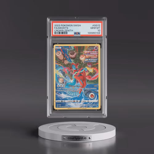 2023 Pokémon Sword and Shield Crown Zenith #GG12 Deoxys - Full Art (PSA 10 GEM MINT)