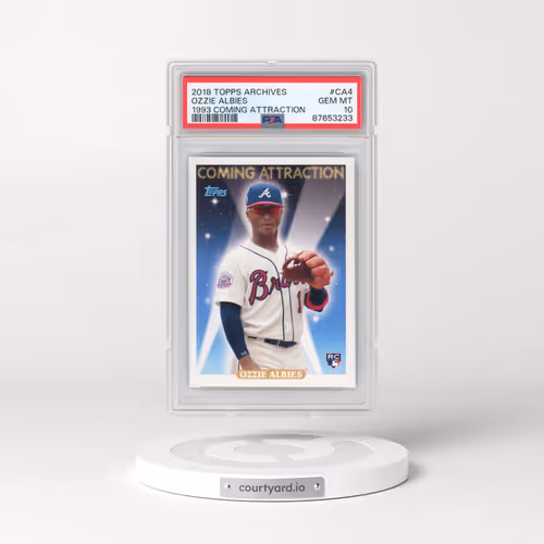 2018 Topps Archives 1993 Coming Attraction #CA4 Ozzie Albies (PSA 10 GEM MINT)
