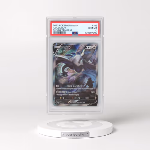 2022 Pokémon Sword & Shield Silver Tempest #186 Lugia V - Holo Full Art (PSA 10 GEM MINT)