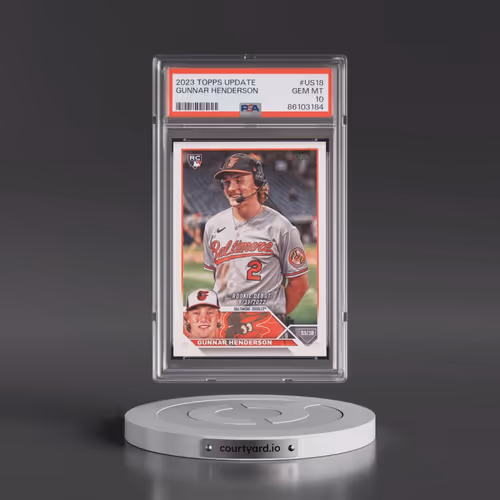 2023 Topps Update #US18 Gunnar Henderson (PSA 10 GEM MINT)