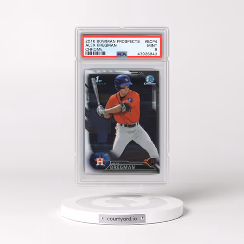 2016 Bowman Prospects #BCP4 Alex Bregman - Chrome (PSA 9 MINT)