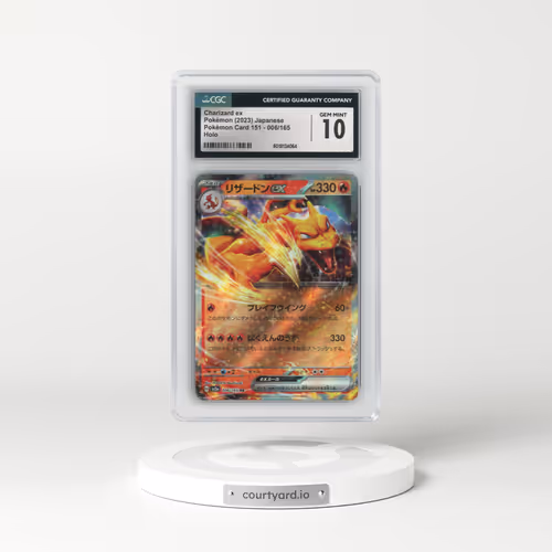 2023 Pokémon Card 151 #006/165 Charizard ex (CGC 10 GEM MINT)