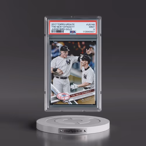 2017 Topps Update #US148 The Next Dynasty - Judge/Bird-Gold (PSA 9 MINT)