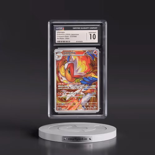 2024 Crimson Haze #070/066 Infernape - Art Rare Holo (CGC 10 GEM MINT)