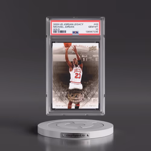 2009 Upper Deck Jordan Legacy Gold #43 Michael Jordan (PSA 10 GEM MINT)