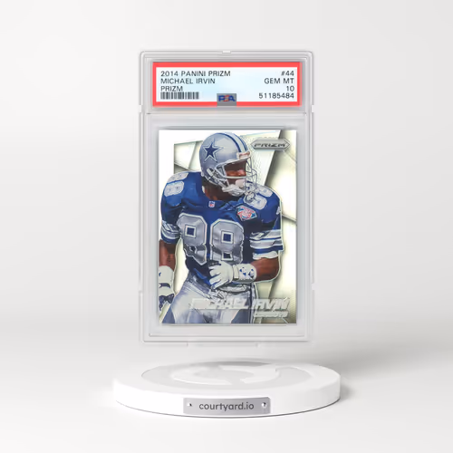 2014 Panini Prizm #44 Michael Irvin - Prizm (PSA 10 GEM MINT)