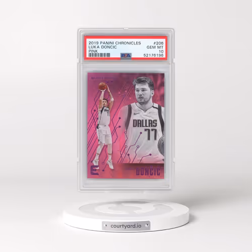 2019 Panini Chronicles #206 Luka Doncic - Pink (PSA 10 GEM MINT)