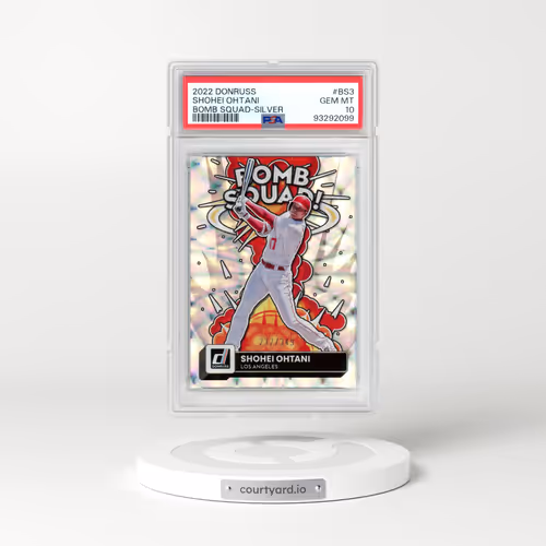 2022 Panini Donruss Bomb Squad #BS3 Shohei Ohtani - Silver (PSA 10 GEM MINT)
