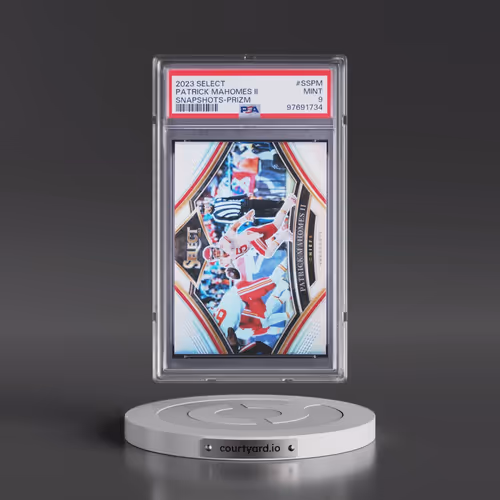 2023 Panini Select Snapshots #SSPM Patrick Mahomes II - Prizm (PSA 9 MINT)