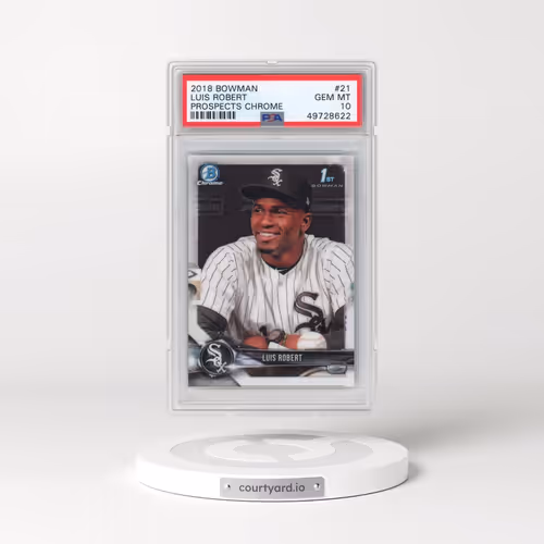2018 Bowman Prospects Chrome #21 Luis Robert (PSA 10 GEM MINT)