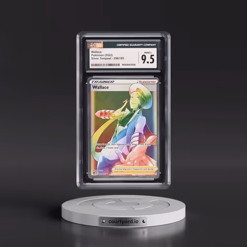 2022 Silver Tempest #208/195 Wallace - Rainbow Holo (CGC 9.5 MINT+)