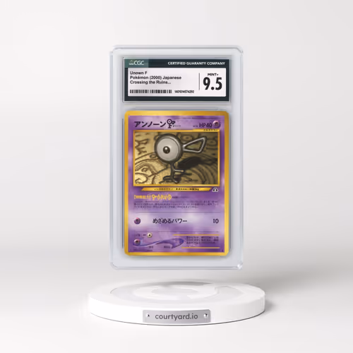 2000 Crossing the Ruins... Unown F (CGC 9.5 MINT+)