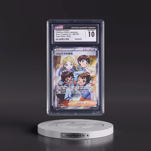 2023 Pokémon Sv4a-Shiny Treasure EX #345 Paldean Student - Super Rare (CGC 10 GEM MINT)