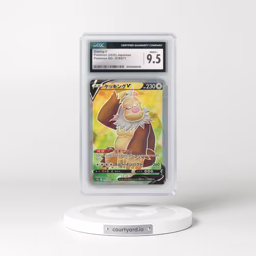2022 Pokémon GO #079/071 Slaking V - Super Rare Holo (CGC 9.5 MINT+)