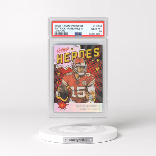2020 Panini Prestige Heroes #HEPM Patrick Mahomes II (PSA 10 GEM MINT)