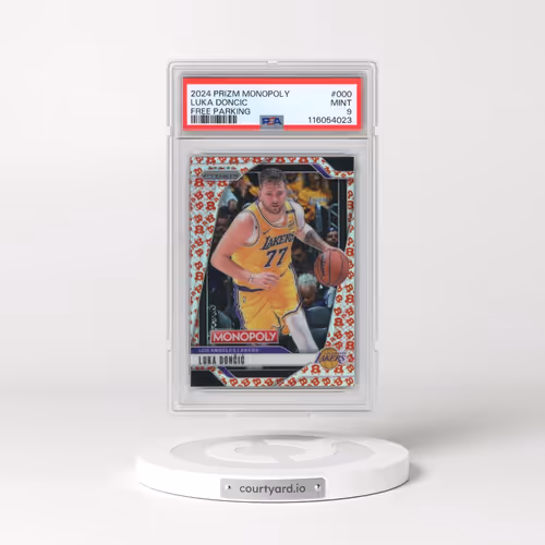 2024 Panini Prizm Monopoly #000 Luka Doncic - Free Parking (PSA 9 MINT)