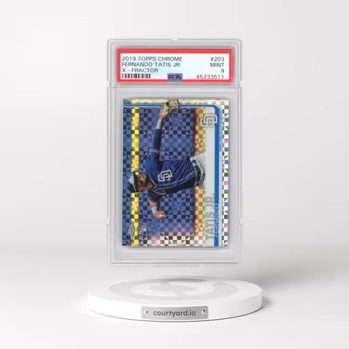 2019 Topps Chrome #203 Fernando Tatis Jr. - X-Fractor (PSA 9 MINT)
