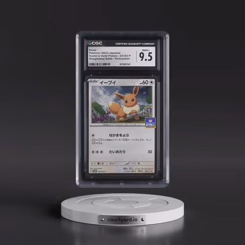 2022 Scarlet & Violet Promos #031/SV-P Eevee - Straightaway Battle Participation (CGC 9.5 MINT+)