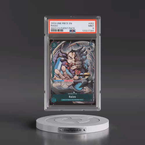 2024 One Piece Championship 2023 Event Pack #052 Raizo (PSA 9 MINT)