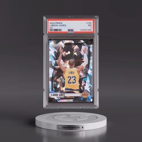 2024 Panini Prizm #130 LeBron James - Ice (PSA 7 NM)