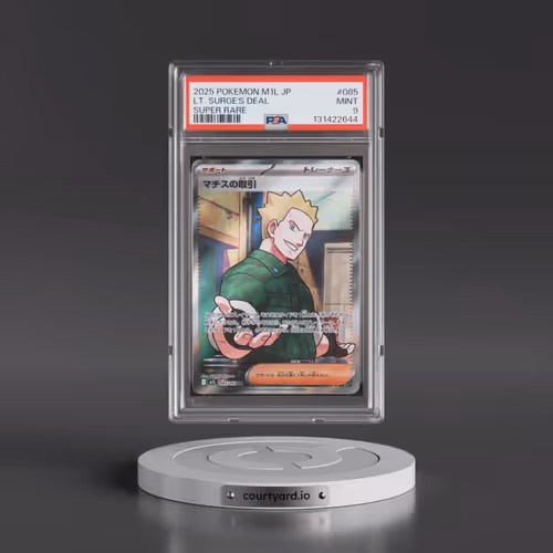 2025 Pokémon M1l-Mega Brave #085 LT. Surge's Deal - Super Rare (PSA 9 MINT)