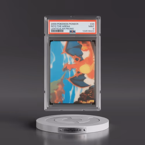2000 Pokémon Pioneer Lenticular Promo #24 Into the Arena (PSA 9 MINT)