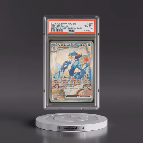 2023 Pokémon Pal EN-Paldea Evolved #260 Quaquaval EX - Holo Special Illustration Rare (PSA 10 GEM MI