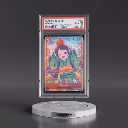 2024 One Piece Japanese 1st Anniversary Set #006 Otama (PSA 10 GEM MINT)