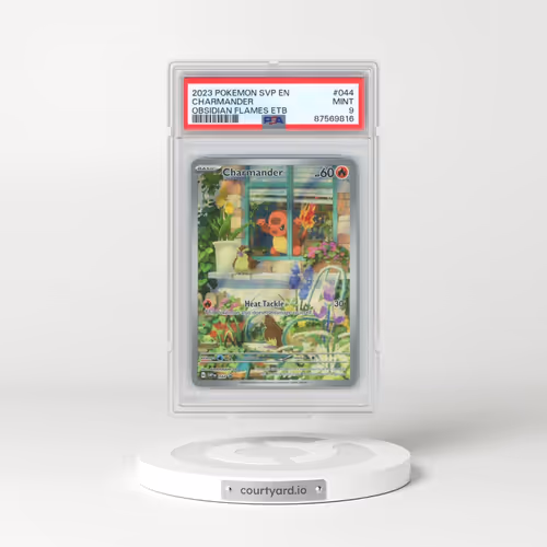 2023 Pokémon Svp EN-SV Black Star Promo #044 Charmander - Obsidian Flames Elite Trainer Box (PSA 9 M