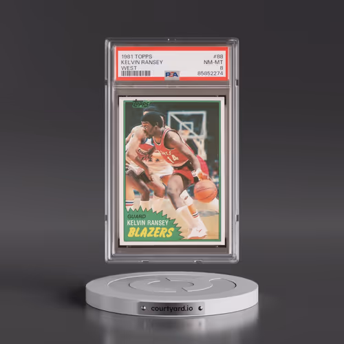 1981 Topps #88 Kelvin Ransey - West (PSA 8 NM-MT)