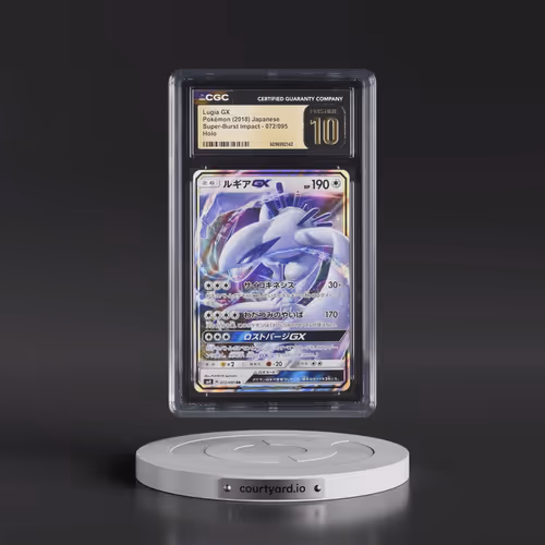 2018 Pokémon Sun & Moon Super-Burst Impact #072 Lugia GX - Holo (CGC 10 PRISTINE)