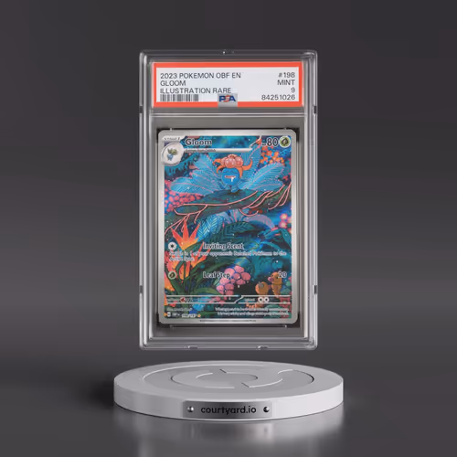 2023 Pokémon Obf EN-Obsidian Flames #198 Gloom - Illustration Rare (PSA 9 MINT)