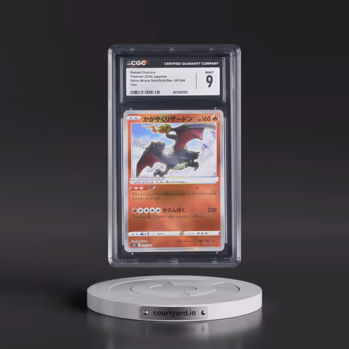 2024 Pokémon Svk-Stellar Miracle Deck Build Box #001 Radiant Charizard - Holo (CGC 9 MINT)