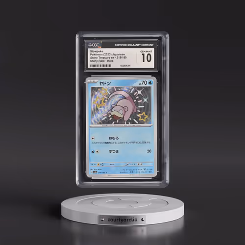 2023 Shiny Treasure ex #219/190 Slowpoke - Shiny Rare Holo (CGC 10 GEM MINT)