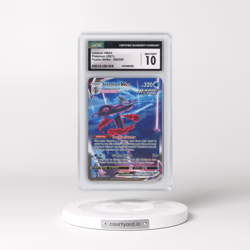 2019 Fusion Strike #266/264 Inteleon VMAX - Holo Secret (CGC 10 GEM MINT)