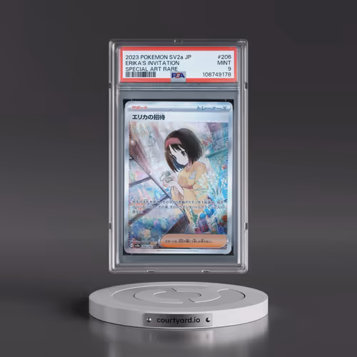 2023 Pokémon Sv2a-Pokemon 151 #206 Erika's Invitation - Special Art Rare (PSA 9 MINT)