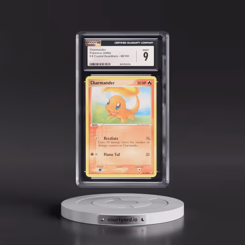 2006 EX Crystal Guardians #48/100 Charmander (CGC 9 MINT)