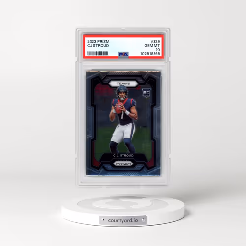 2023 Panini Prizm #339 CJ Stroud (PSA 10 GEM MINT)