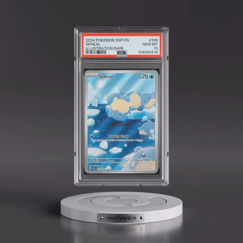 2024 Pokémon Ssp EN-Surging Sparks #199 Spheal - Illustration Rare (PSA 10 GEM MINT)