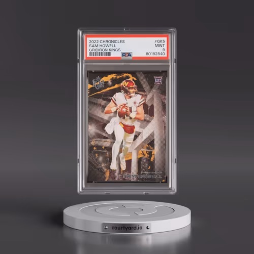 2022 Panini Chronicles Gridiron Kings #GK5 Sam Howell (PSA 9 MINT)
