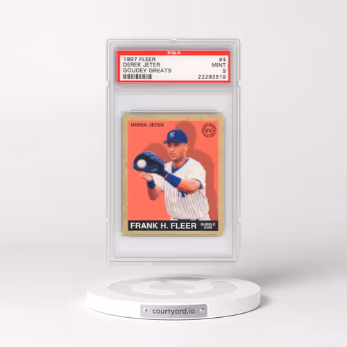 1997 Fleer Goudey Greats #4 Derek Jeter (PSA 9 MINT)