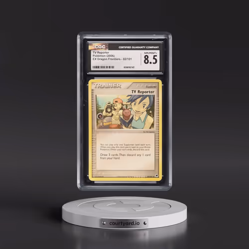2006 EX Dragon Frontiers #82/101 TV Reporter (CGC 8.5 NM-MT+)