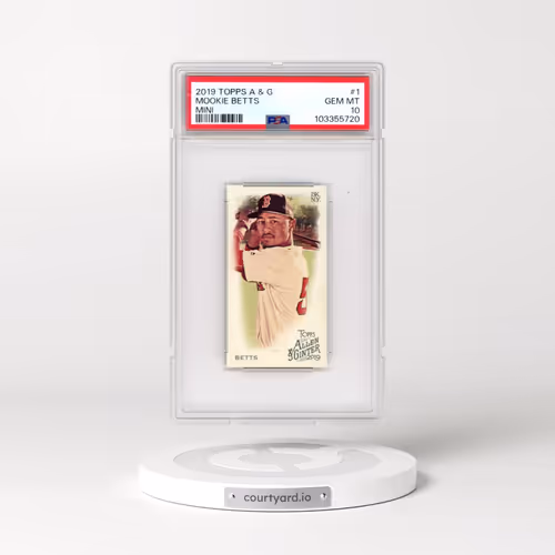 2019 Topps Allen & Ginter #1 Mookie Betts - Mini (PSA 10 GEM MINT)