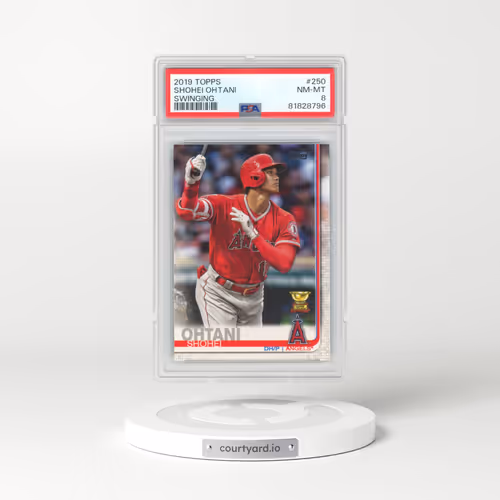 2019 Topps #250 Shohei Ohtani - Swinging (PSA 8 NM-MT)