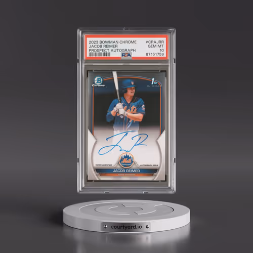 2023 Bowman Chrome Prospect Autographs #CPAJRR Jacob Reimer (PSA 10 GEM MINT)