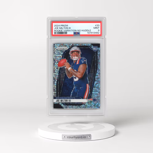 2024 Panini Prizm Rookie Variation #20 Joe Milton III - No Huddle Prizm (PSA 9 MINT)